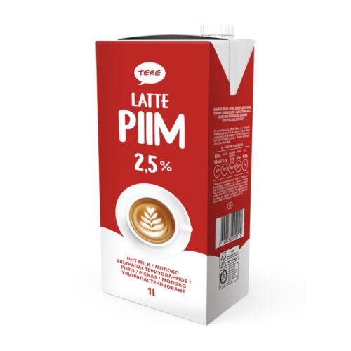 Tere kõrgkuumutatud latte piim 1 l